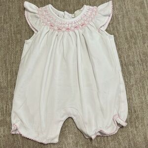 GUC Kissy Kissy Smocked Romper 0-3MON